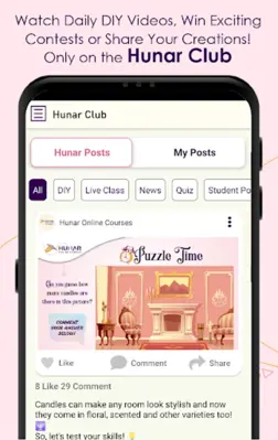 Hunar Online Courses for Women android App screenshot 9